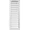 Ekena Millwork Vertical Surface Mount PVC Gable Vent w/ 2"W x 2"H , Brickmould Sill Frame, 14"W x 40"H GVPVE14X4003SN - alternate 1